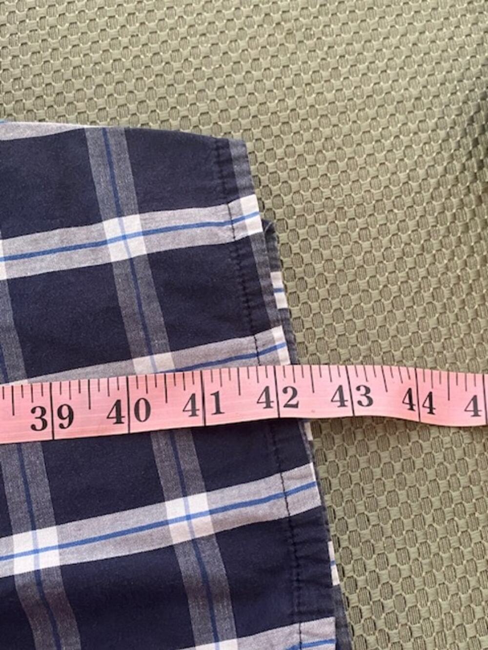 Old Navy XXL Plaid Pajama Lounge Pants Navy White Wide Leg
